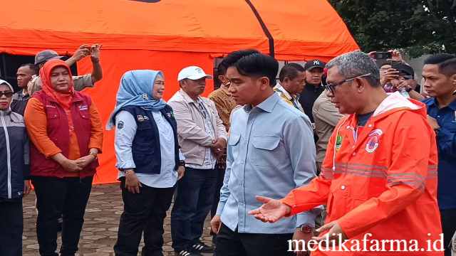 Wapres Gibran Meninjau Lokasi Longsor Bandung Barat